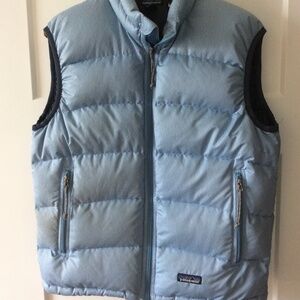 Patagonia Women's Down Vest Lt Blue - Size Medium